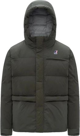 K-Way Aurele Down Jacket - Heren - Gewatteerde jassen - Groen - L - Nylon - Jassen