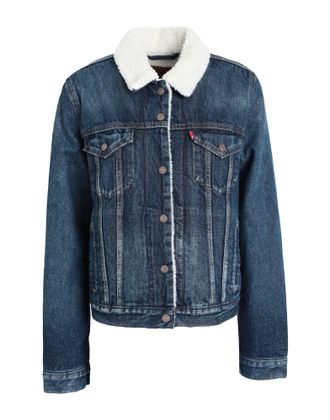 Levi's ORIGINAL SHERPA TRUCKER DARK INDIGO - FLAT FINISH