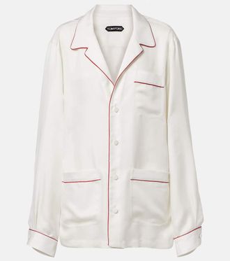 Tom Ford Silk twill pajama shirt