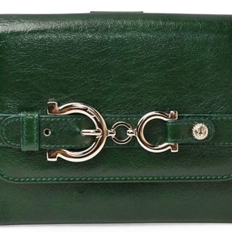 Ferragamo Leather Wallet (Tri-Fold) (Pre-Owned)