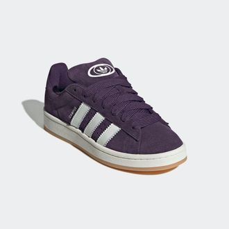 adidas Sneaker ADIDAS ORIGINALS CAMPUS 00S, Damen, Gr. 38,5, weiss (aurora plum, core wei&szlig;, gum 3), Leder, Schuhe Sneaker