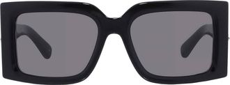 Ferragamo Grey Square Ladies Sunglasses SF2032S 001 55