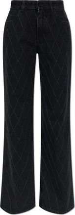 Balmain Mujer, Pantalones, Negro, Talla: L