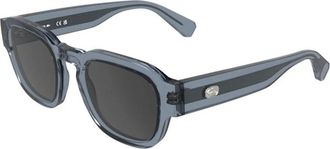 Lacoste Icons Acetaat Ronde Bril - unisex - Zonnebrillen - Grijs - 51 MM - Accessoires