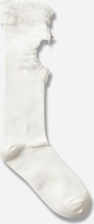 Vans MetaGirl Ruffle Knee High Socks White
