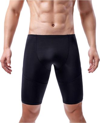 Generic Boxer shorts mens knee-length underpants men in boxer shorts sports boxer shorts retro shorts cotton trunks comfortable stretch underwear men mens und