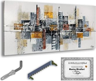 OEM Monica Mirafiori I 100% Pintado A Mano I Pintura Secreta 140x70cm Cuadro Pintado A Mano Cuadro Acr&iacute;lico Cuadro Acr&iacute;lico De Gran Tama&ntilde;o I Arte Moderno 