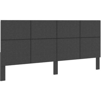 vidaXL Cabecero De Tela Gris Oscuro 200x200 Cm Vidaxl