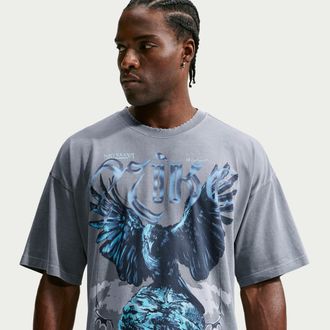 Nike Mens Basketball Oversized T-Shirt in Grey | IM5036-065