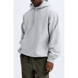 Reigning Champ Midweight Terry Relaxed Hoodie in Heather Stone at Nordstrom Rack, Size Small