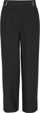 Remain Wijde Broek Met Riem - Dames - Wijde Broeken - Zwart - L - Broeken