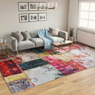 vidaXL Vidaxl - Alfombra Lavable Antideslizante Multicolor 400x300 Cm