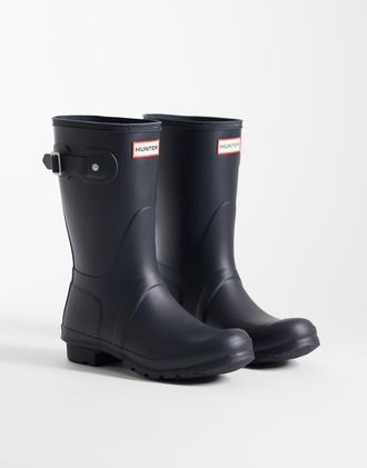 Hunter Original - Stivali da pioggia bassi blu navy