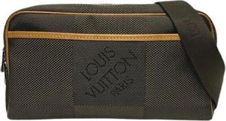 Louis Vuitton Pre-owned Cross Body Bags, male, Gray, Size: ONE SIZE Pre-owned Acrobat Damier Geant Shoulder Bag