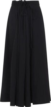 STUDIO NICHOLSON Messina Rok - Dames - Maxi Rokken - Zwart - S - Rokken
