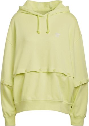 adidas (WMNS) adidas Always Original Snap-Button Hoodie Yellow HC5435