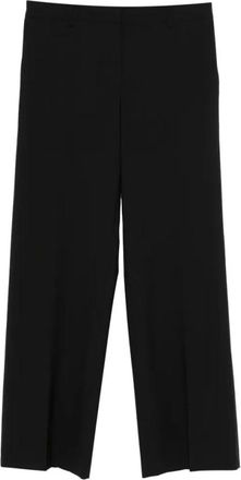 Pantaloni Torino Francoise Broeken - Dames - Wijde Broeken - Zwart - L - Wol - Broeken