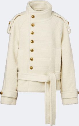 Xu Zhi Belted wool and alpaca-blend jacket