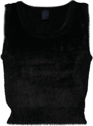 Juun.J fleece vest - women - Nylon - 36 - Black