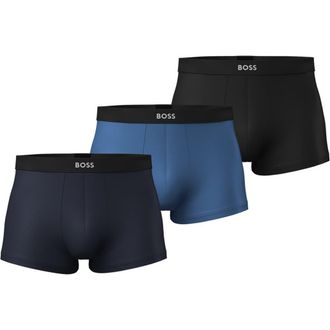 BOSS 3-Pack Micro One Performance Trunks in Blue Multi at Nordstrom, Size Xx-Large