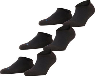 Falke Cool Kick 3-Pack Sneaker Socks in Black at Nordstrom, Size Medium