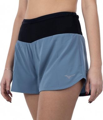 Mizuno Womens Multi Pocket Running Shorts In Citadel