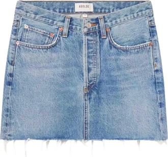 A Gold E Minigonna denim - Blu