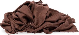 Brunello Cucinelli Cashmere And Silk Diamond Yarn Scarf