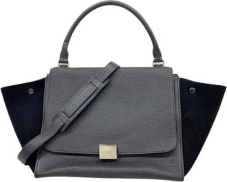 Celine Pre-owned Handbags, female, Gray, Size: ONE SIZE Pre-owned Vintage Handbag