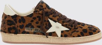 Golden Goose Sneakers Ball Star in cavallino animalier effetto vissuto