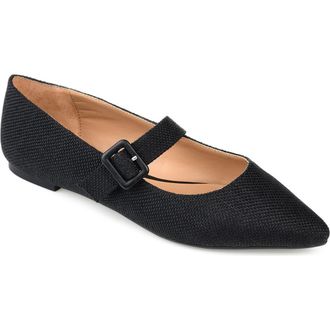 Journee Collection JOURNEE Karissa Flat in Black at Nordstrom Rack, Size 10