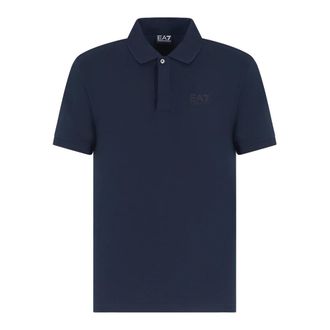 Emporio Armani Polo Shirt met Korte Mouwen - Heren - Polos - Blauw - XL - Katoen - Tops