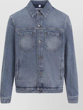 Off-white hal arrow skate denim jacket back print