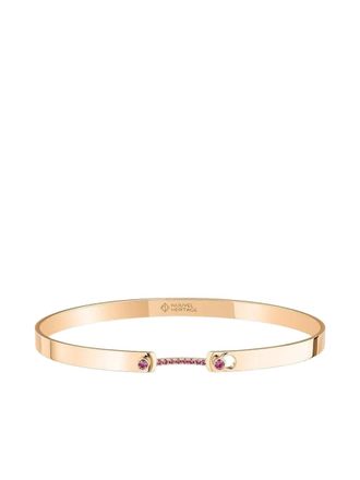 Nouvel Heritage 18K rose gold Morning Mood sapphire bracelet - women - Pink Sapphire/18kt Rose Gold - 16