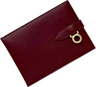 Ferragamo Pre-owned Wallets, female, Red, Size: ONE SIZE Pre-owned Leather Wallet