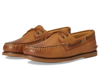 Sperry Top-Sider Gold Cup AO 2 Eye Mens Slip on Shoes Medium Beige : 11.5 W (EE), Leather