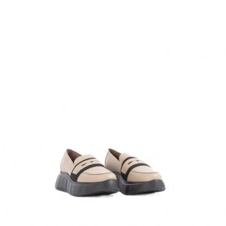 Wonders Womens Platform Loafer In Taupe