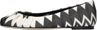 Missoni Iris Zigzag Ballerina Flats - Dames - Ballerinas - Veelkleurig - 38 EU - Leer - Schoenen