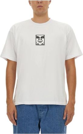 Obey Propaganda Icon Graphic T-Shirt - Heren - T-shirts - Wit - S - Tops
