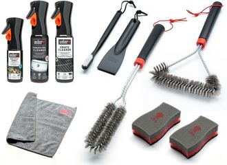 Weber Kit De Limpieza Para Barbacoa De Gas Weber En Acero Inoxidable C&oacute;digo 18283