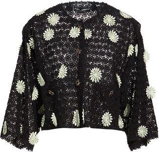 Dolce & Gabbana CABLE-KNIT WOOL-CASHMERE POLO SWEATER