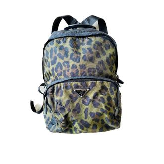 Prada Pre-owned Backpacks, female, Multicolor, Size: ONE SIZE Pre-owned Canvas prada-bags