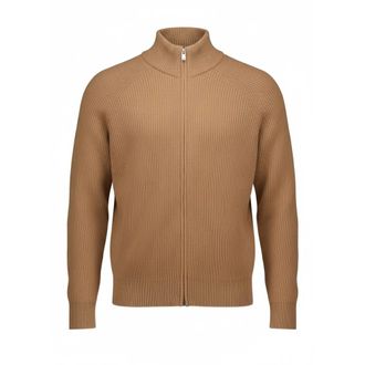 FILIPPO DE LAURENTIIS Chaleco con cremallera completa - Knitwear - Hombre - Marr&oacute;n - 2XL