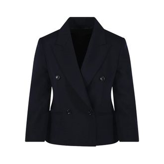 Max Mara Blazers, female, Blue, Size: XS Dorico Blazer