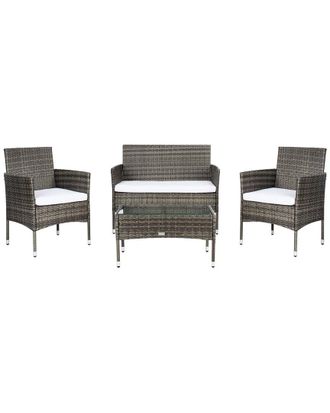 Safavieh Abdul Outdoor 4Pc Living Set