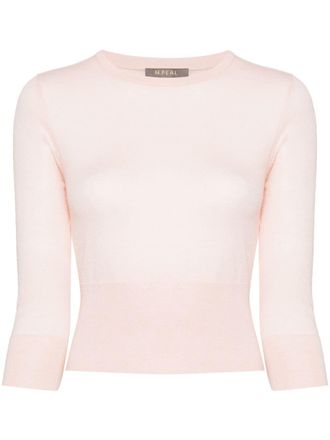N.Peal Superfine cashmere jumper - Pink