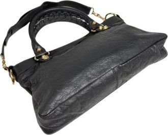 Balenciaga Pre-owned Handbags, female, Gray, Size: ONE SIZE Pre-owned Vintage Shoulder Bag