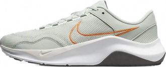 Nike Mens Legend Essential 3 Next Nature Sneakers In Light Silver Bright Mandarin