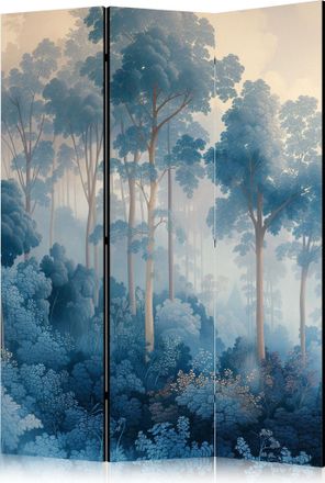 Artgeist Biombo Decorativo Artgeist Paisaje Forestal Azul 135x172 Cm