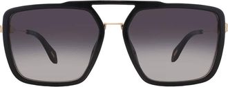 Just Cavalli Smoke Gradient Pilot Mens Sunglasses SJC040 0Z42 58